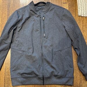 Men's Gray Zip Up